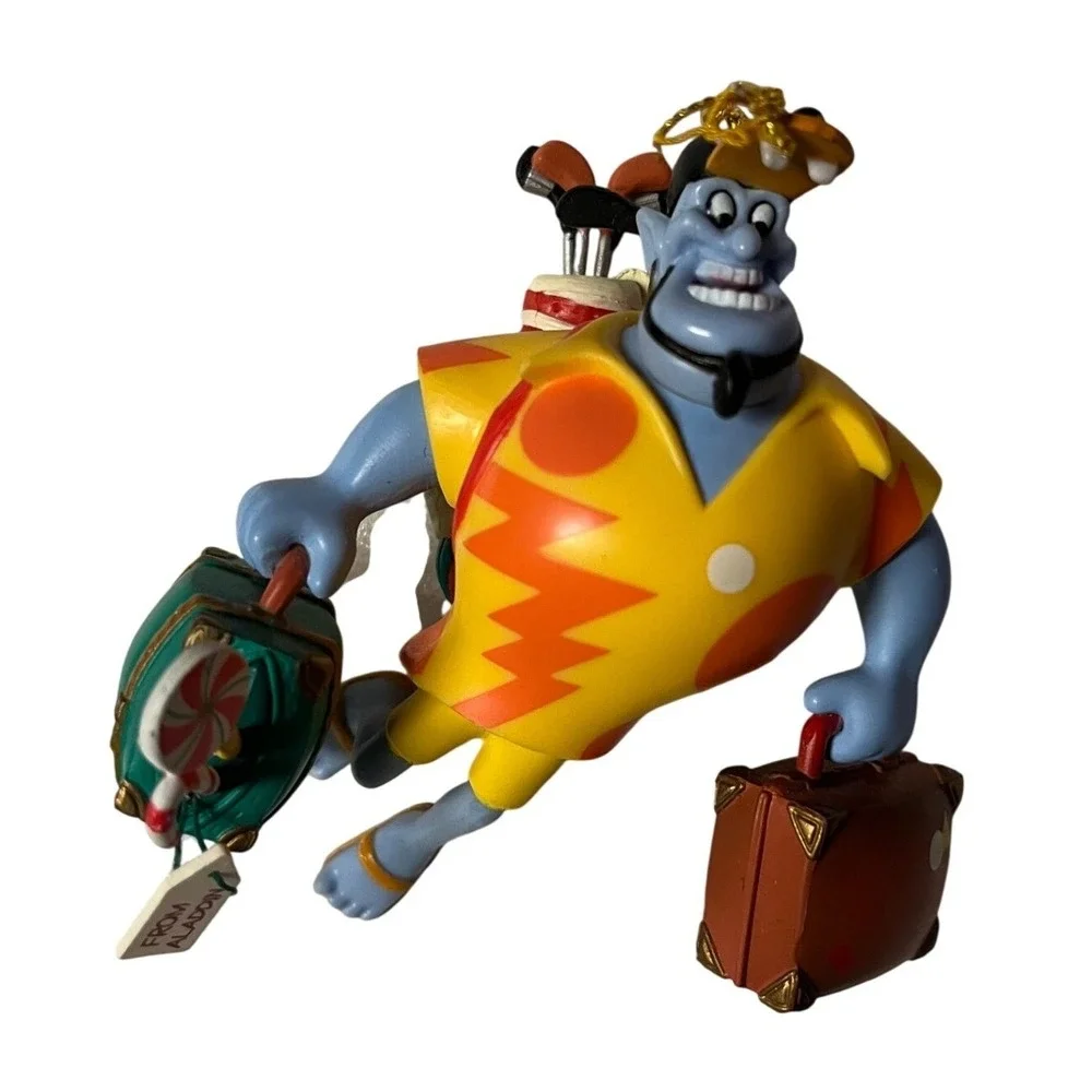 Disney Aladdin Genie Christmas Vacation Enesco Treasury Ornament Vintage 1990s